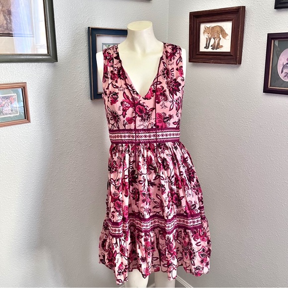 Kate Spade Paisley in Bloom Dress Conch Shell Size 0 - Picture 10 of 14